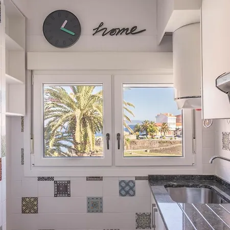 Apartamento Finisterre Con Vistas Al Mar Y Playa Exterior photo